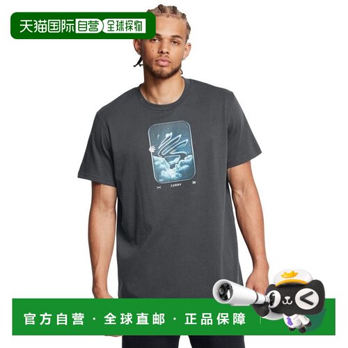 日本直邮Under Armour CURRY TREND 舒适柔软圆领套头短袖透气T恤