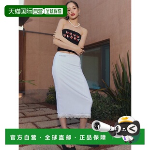 韩国直邮ASIF 女士半身裙CA23ASK005WT长裙包臀裙中长裙 CALIE