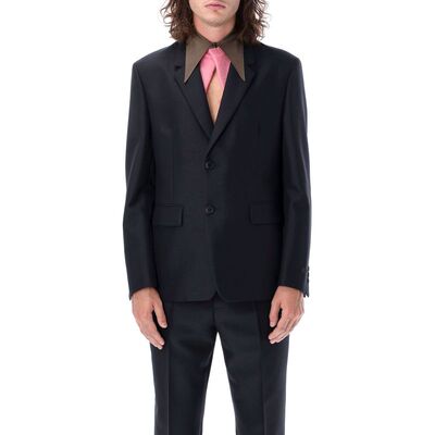 PRADA 男士夹克 UGM2341WC1F0008 AW2023 蓝色 GIACCHE & GILET