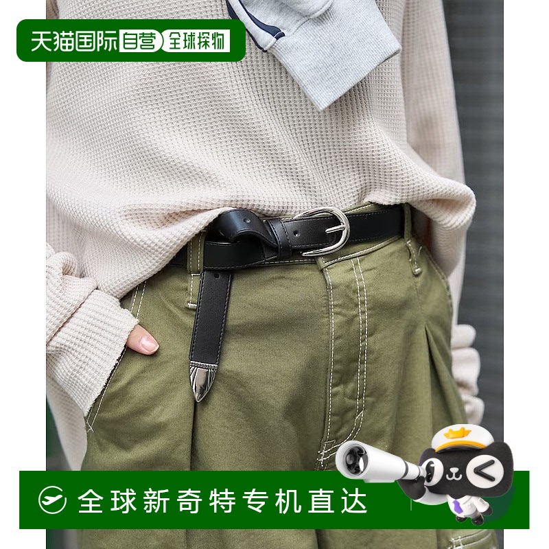 1h可退 日本直邮FREAK'S STORE 女士西部风格细款皮带 2024春夏新