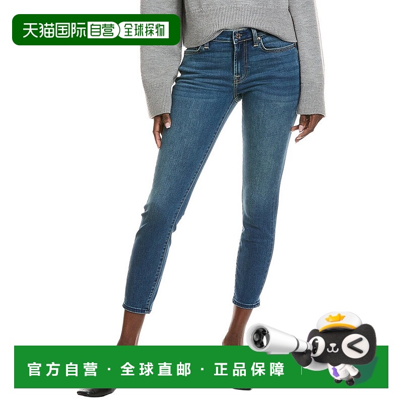 自营7 For All Mankind Gwenevere Authentic Blue Skinny Leg Je