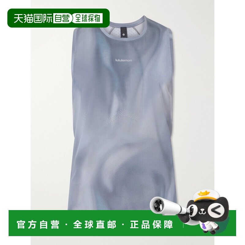 香港直邮Lululemon/Streaker Recycled-Mesh男士运动上衣图片