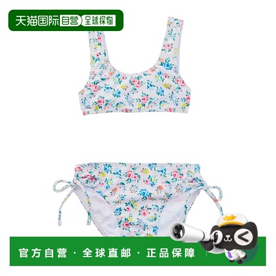 自营flowers by zoe 佐伊比基尼的花朵-白色 美国奥莱直发