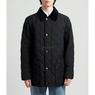 BURBERRY 灯芯绒领钻石绗缝谷仓夹克 (8096447) 夹克