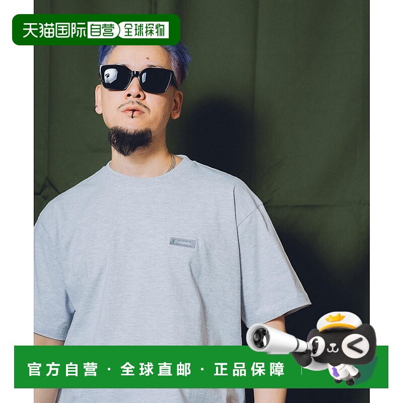 1h可退 日本直邮Subciety 男女同款迷你徽章短袖T恤 10540653