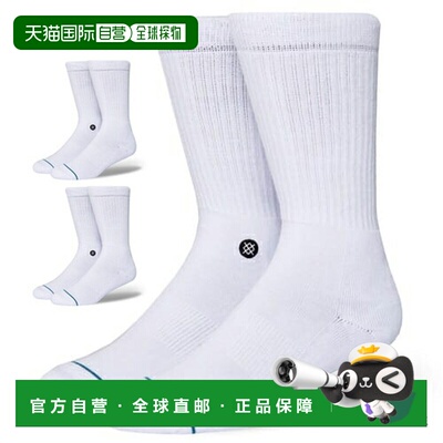 日本直邮STANCE 袜子 ICON 3 双装 Stance 袜子 ICON 3 双装 M556