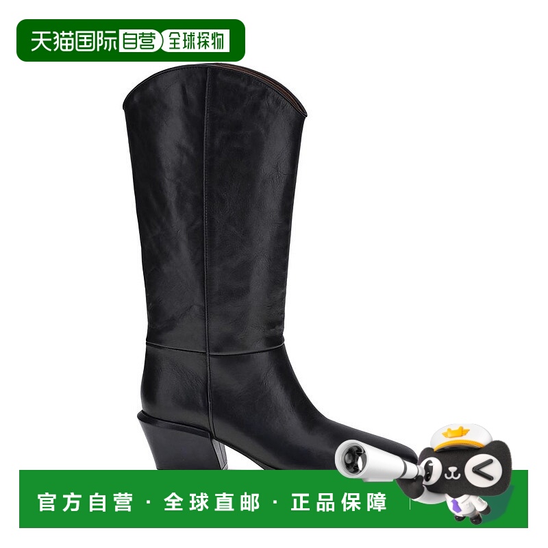 自营 Paris Texas Bettina女式靴子-黑色 美国奥莱直发长筒靴女靴