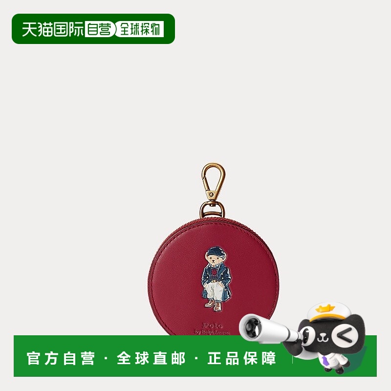 自营欧洲直邮RalphLauren拉夫劳伦 PoloPolo Bear 皮革钱包