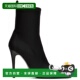 香港直邮AMIRI Toe 女士 1h可退 黑色 Cap 踝靴 PF22WFH001001Bla