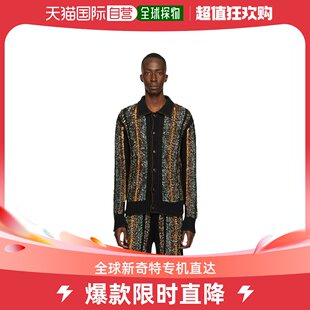 SS22MKL001BLACKCOTTONSILKKN 针织毛衣 男士 香港直邮AMIRI