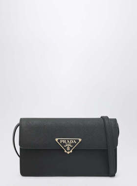 Prada 普拉达 女士 迷你黑色小牛皮包包 1BD386OTONZVF0002