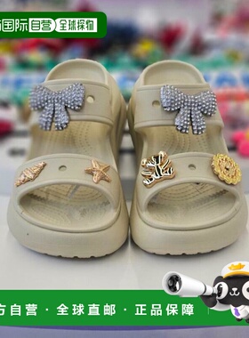 韩国直邮crush clog凉鞋 207521-2Y2卡洛驰海边户外厚底沙滩鞋