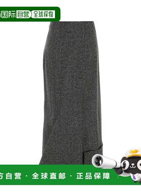 香港直邮PRADA 女士半身裙 P117YSOOO15K8F0002 AW2024 灰色