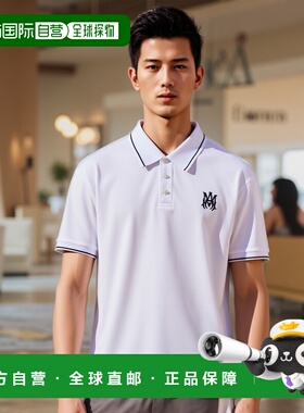 1h可退 香港直邮AMIRI 男士T恤 AMJYPO1009100 SS2025 白色 徽标P