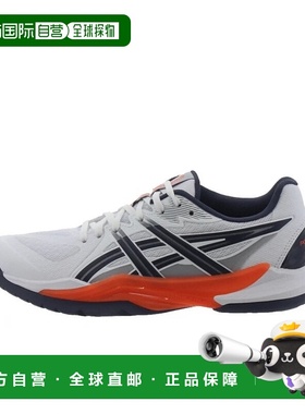 日本直邮asics-PowerBreak FF 1071A101男女女士手球鞋：白色X海A