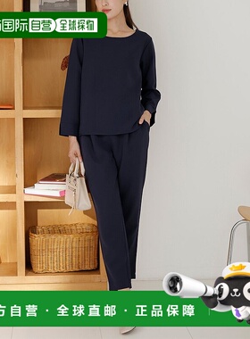 日本直邮RANAN 轻松变美套装两件套 黑色 上衣 R05096EW08084