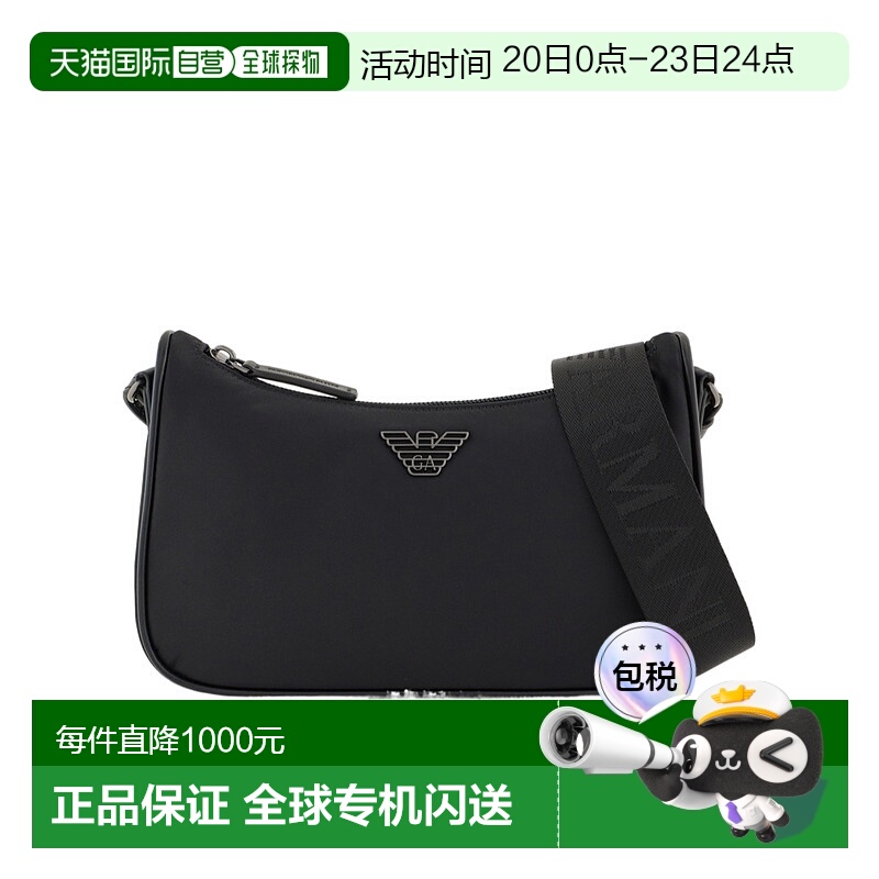 香港直邮Emporio Armani 拉链 Hobo 单肩包 EM001808AF13454