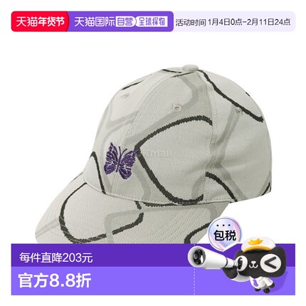韩国直邮NEEDLES 棒球帽 Poly Jq。 - 摘要（QV047）新款