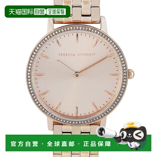 自营 Rebecca Minkoff Major Carnation Gold-Tone 手表 2200349