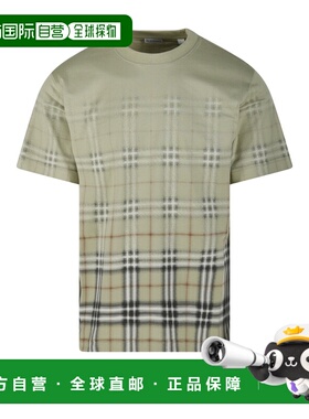 香港直邮BURBERRY 男士T恤 8119023C4053 SS2026 绿色 RYAN DEG C