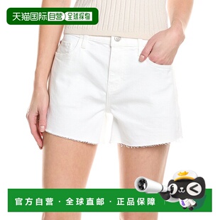 自营 hudson jeansHUDSON牛仔裤格雷西白色短裤-白色 美国奥莱直