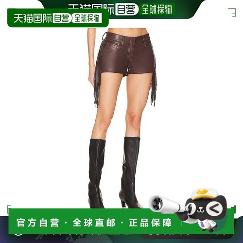 1h可退 香港直邮NORMA KAMALI 诺玛 卡玛丽 女士 x 流苏短裤 ST42