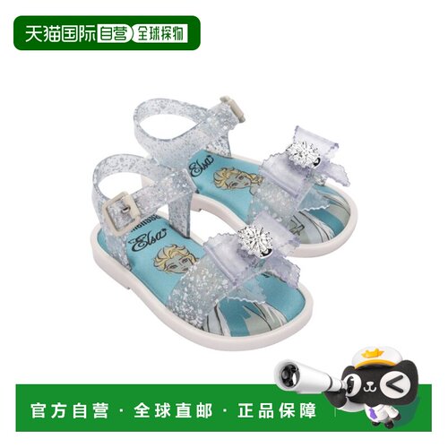自营Mini Melissa Mar + Disney Baby Sandal - white 美国奥莱直