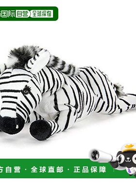 【日本直邮】COLORATA 毛绒玩偶 斑马 动物 躺平系列 16x13x26cm