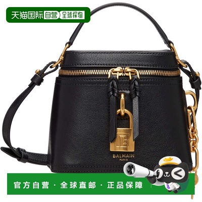 1h可退 香港直邮潮奢 Balmain 巴尔曼 女士 黑色 Pulse Vanity 手