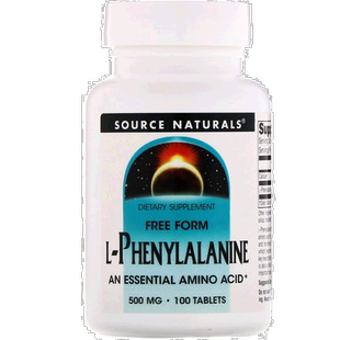香港直发Source Naturals源美L 苯丙氨酸500mg100片膳食酪氨酸