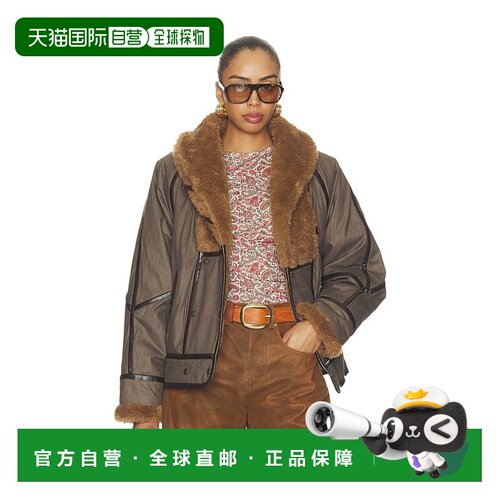 香港直邮ISABEL MARANT 女士 Olinka 大衣 VE0725FAD3C01E皮草