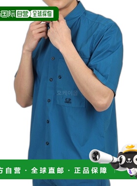 韩国直邮COMPANY  2024年夏季府绸口袋短袖衬衫 16CMSH208A 00532