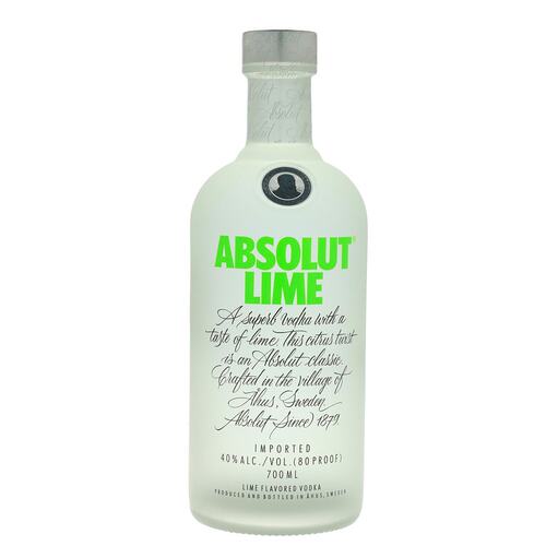 欧洲直邮Absolut酸橙风味鸡尾酒700ml原装进口40度口感清香甘醇