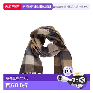 欧洲直邮barbour 男士 围巾披肩羊毛