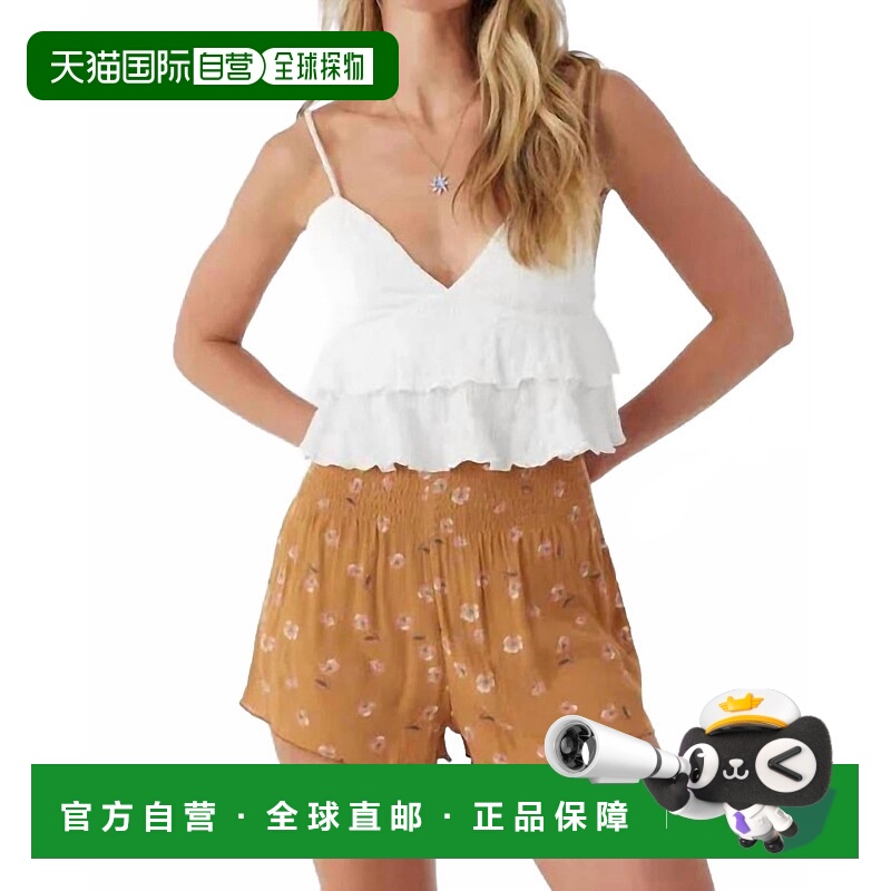 自营o'neillWomen's Johnny Kira Floral Beach Short In Brown S