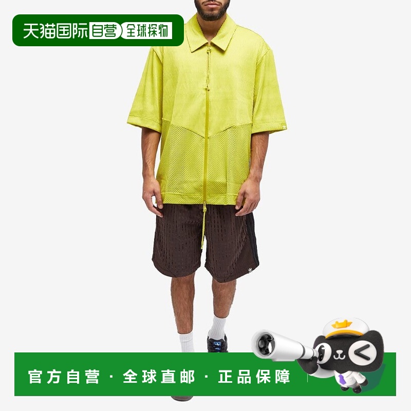 1h可退 【美国直邮】阿迪达斯|阿迪达斯 x SFTM 短袖拉链衬衫