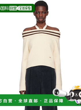 1h可退 香港直邮潮奢 Kijun 女士 米色露肩毛衣 24FWW203A针织