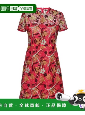 1h可退 香港直邮valentino 华伦天奴 女士 短款连衣裙 pink粉色