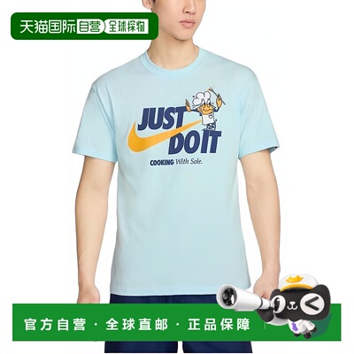 日本直邮Nike/耐克WMNS NSW CIRCA系列品牌logo字母印花图案T恤男