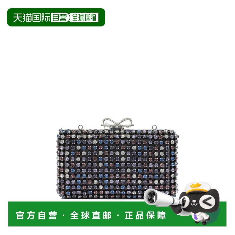香港直邮Self-Portrait 女士 Multi-crystal 针织手包 RS26305BMU