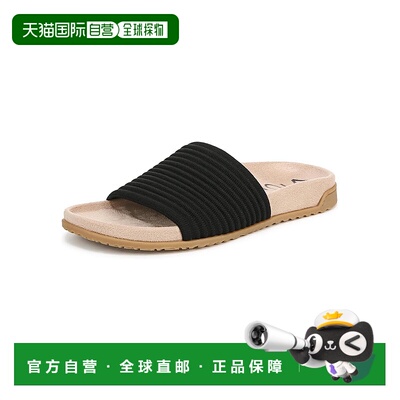 自营 Vionic女式Evie针织拖鞋凉鞋-黑色-黑色 美国奥莱直发