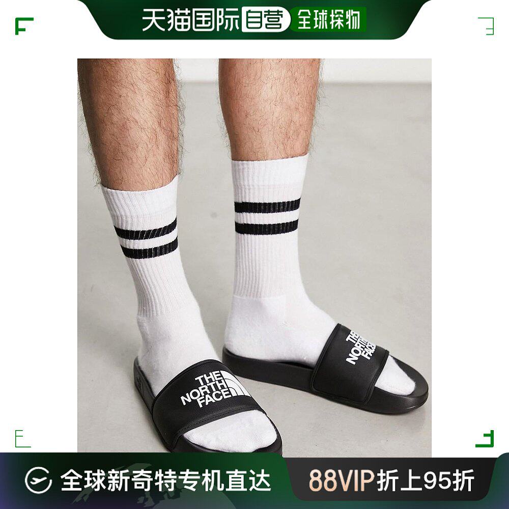 香港直邮潮奢 the north face 北面 男士 base iii 校园风凉拖(黑