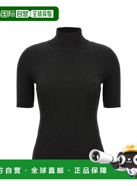 1h可退 香港直邮MISSONI 米索尼 女士 短袖高领衫 DS24WN16BK039J