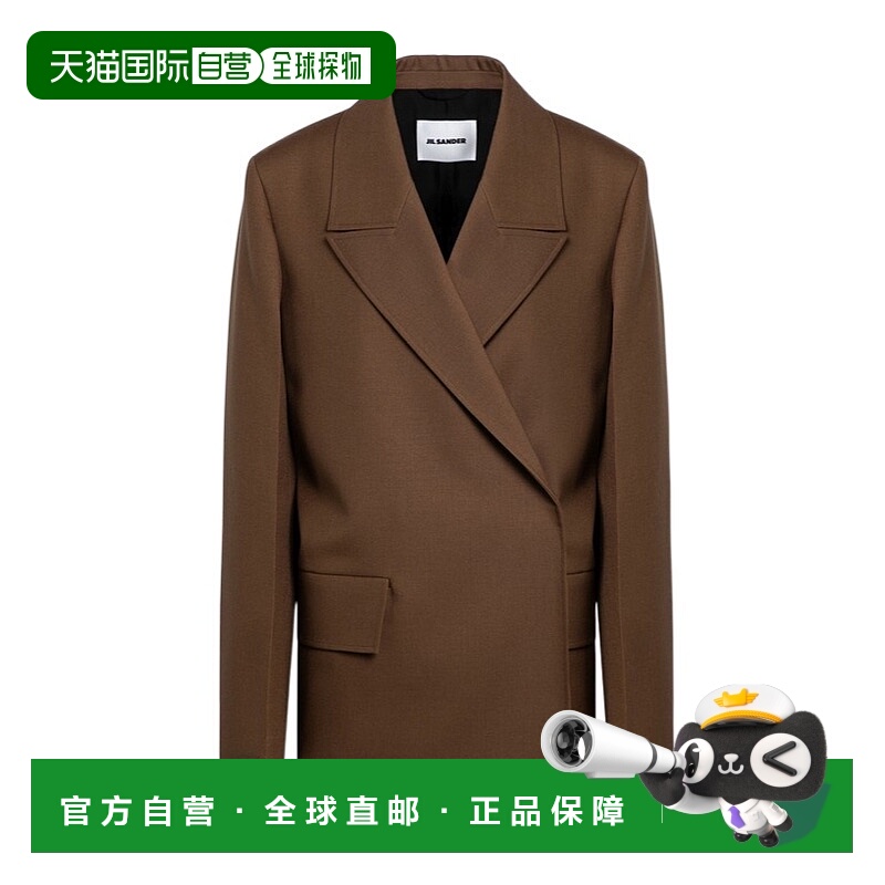香港直邮Jil Sander 双排扣西装外套 J02BN0184J40001