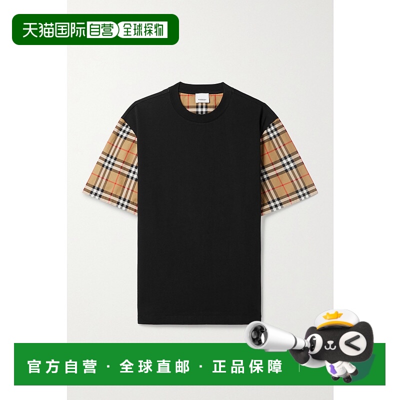 1h可退 香港直邮潮奢 Burberry 巴宝莉 女士 NET SUSTAIN 格纹府