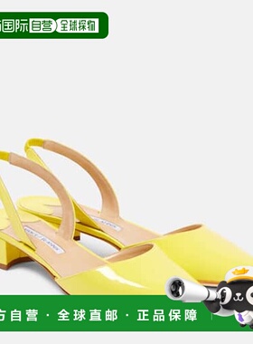 香港直邮MANOLO BLAHNIK 莫罗 伯拉尼克 女士 Aspro 30 漆皮露跟