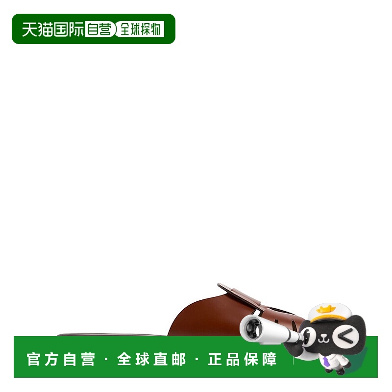 1h可退 香港直邮Hereu 女士 10毫米Ancora方形皮革凉拖 yellow黄