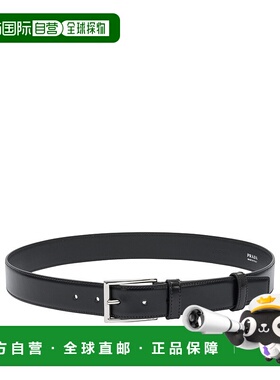 香港直邮PRADA 男士腰带 2CC673X72F0002 AW2025 黑色皮带