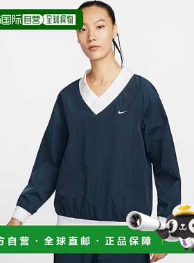 1h可退 日本直邮耐克 NIKE 女士V领运动风薄款套头上衣 FV7650 FV