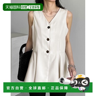日本直邮Re 背心 EDIT peplum风格 139549 女士V领无袖 1h可退